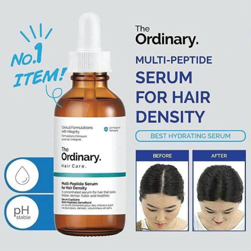The Ordinary Multi-Peptide Hair Serum For Hair Density . 60 mL . Latest Version . 100% Authentic