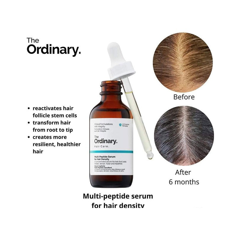 The Ordinary Multi-Peptide Hair Serum For Hair Density . 60 mL . Latest Version . 100% Authentic