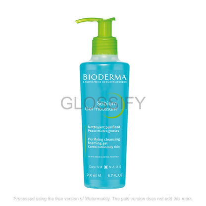 Bioderma Sebium Gel Moussant Purifying Foaming Gel 200ml