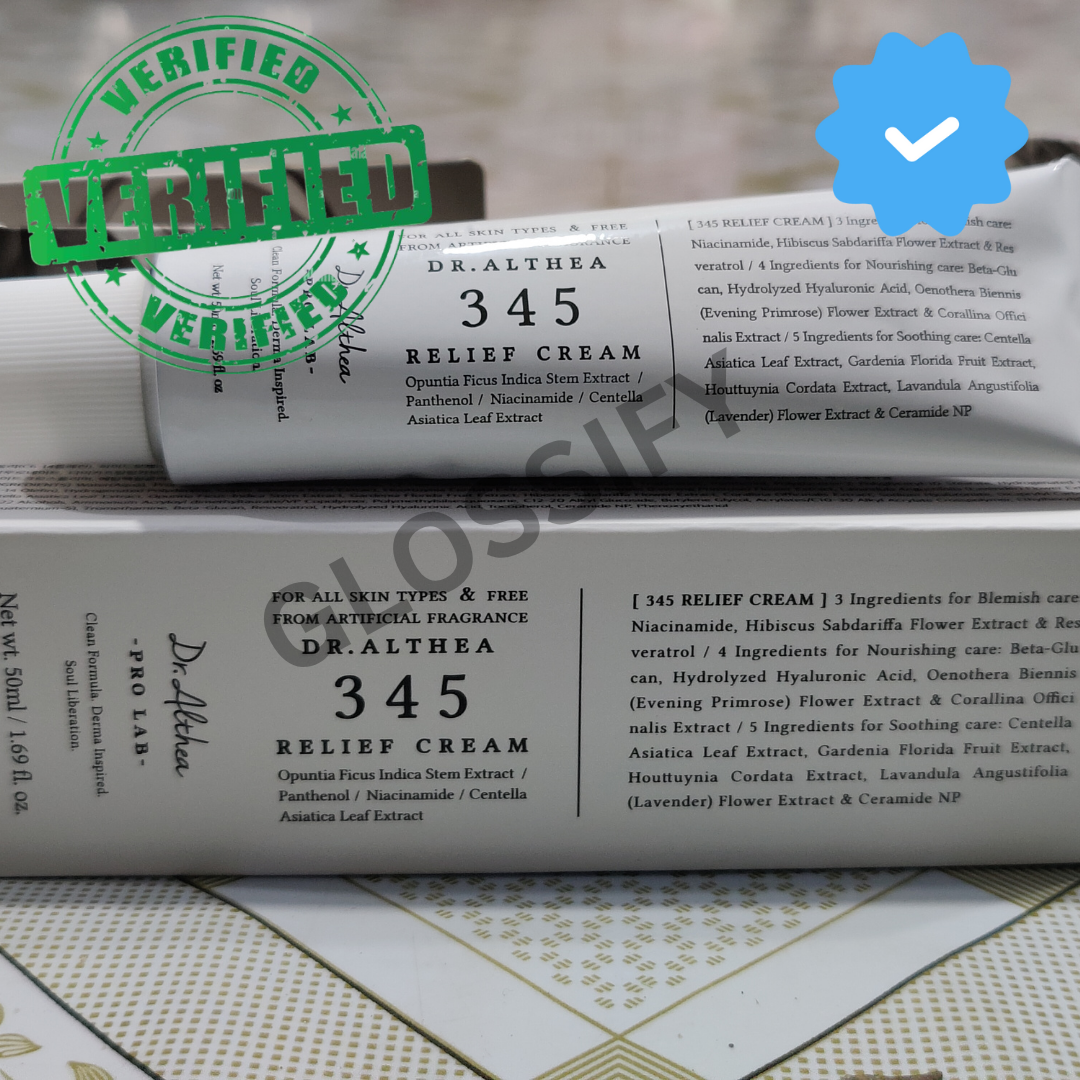 Dr. Althea 345 Relife Cream - Viral Korean Acne Removing Cream